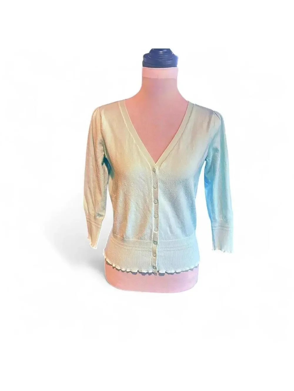 Worthington cardigan 100% cotton . Size S